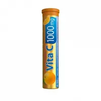 Activlab Pharma Vita C 1000mg, suplement diety, smak pomarańczowy, 20 tabletek musujących