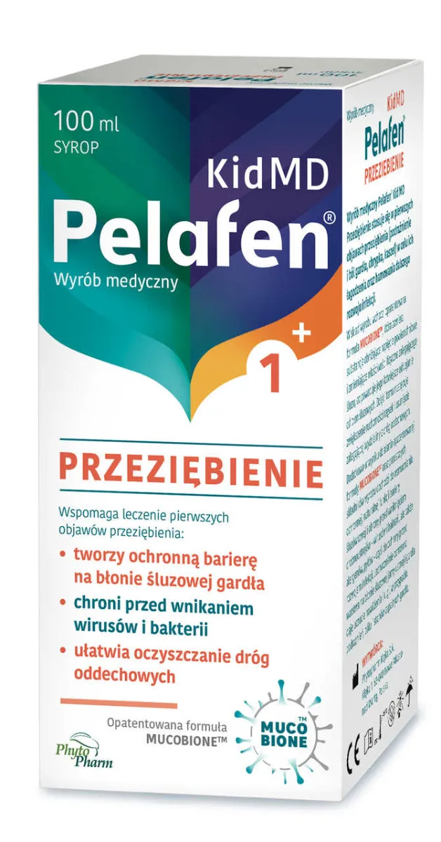 Pelafen Kid MD Przeziębienie, syrop, 100 ml