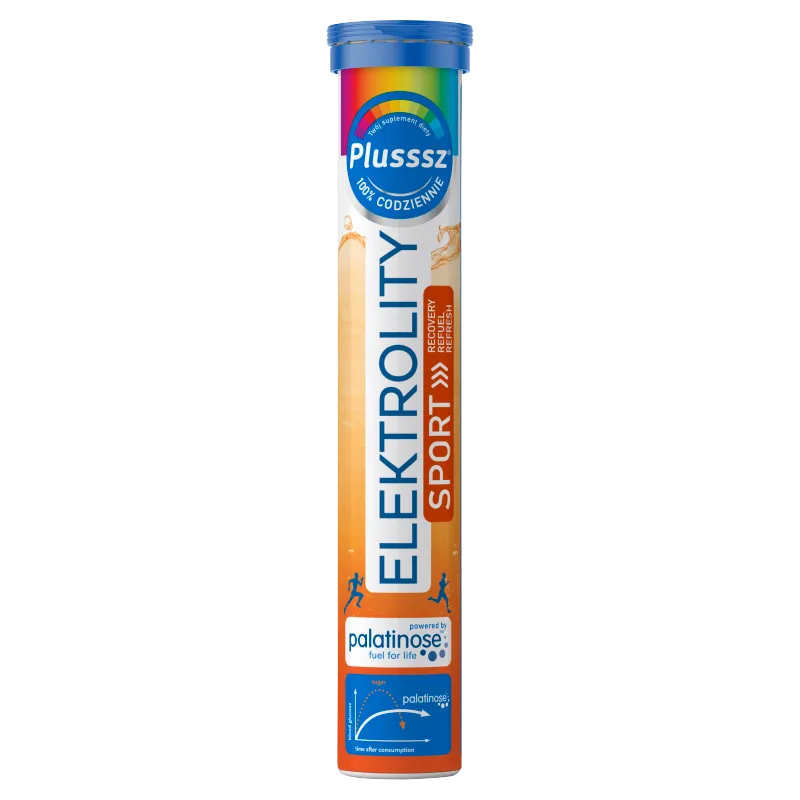 Plusssz Elektrolity Sport 100% Complex, suplement diety, 24 tabletek 