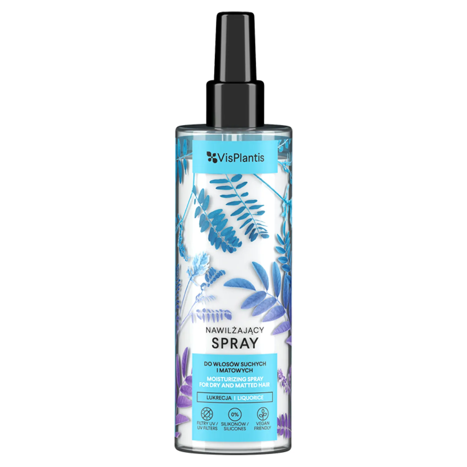 VisPlantis Nawilżający spray do włosów suchych i matowych, 200 ml