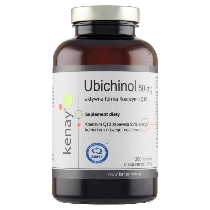 KenayAG, Ubichinol, aktywna forma koenzymu Q-10 50 mg, suplement diety, 300 kapsułek