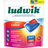 Ludwik Color Kapsułki do prania tkanin kolorowych 2 w 1, 44 szt.