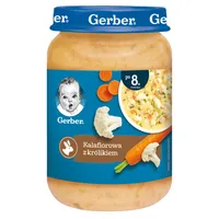 Gerber zupka kalafiorowa z królikiem dla dzieci powyżej 8 miesiąca życia, 190 g