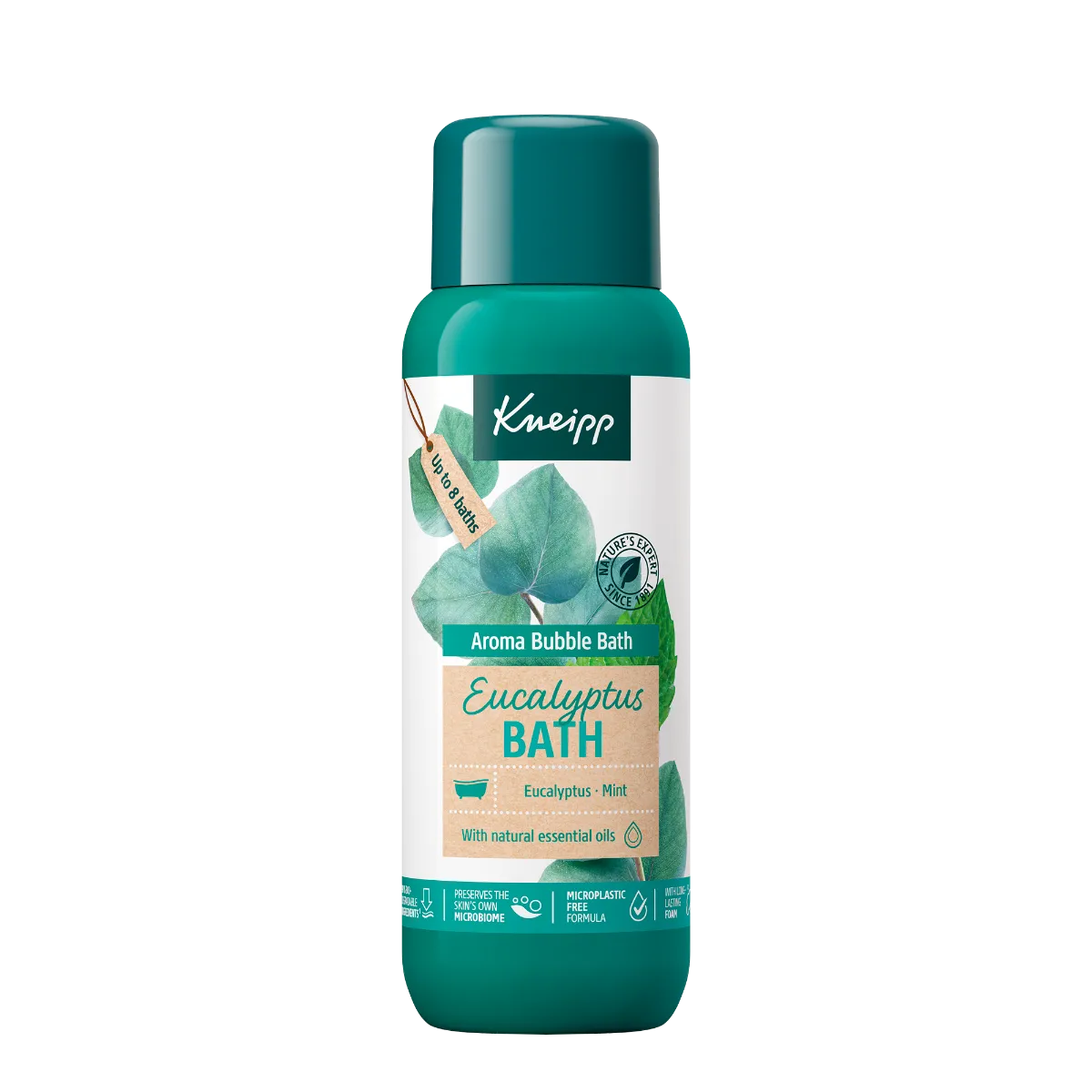 Kneipp Aroma Bubble Bath Eucalyptus Bath pianka do kąpieli eukaliptusowa, 400 ml 