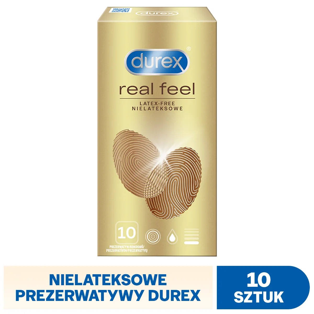 Prezerwatywy Durex real feel, 10 szt.