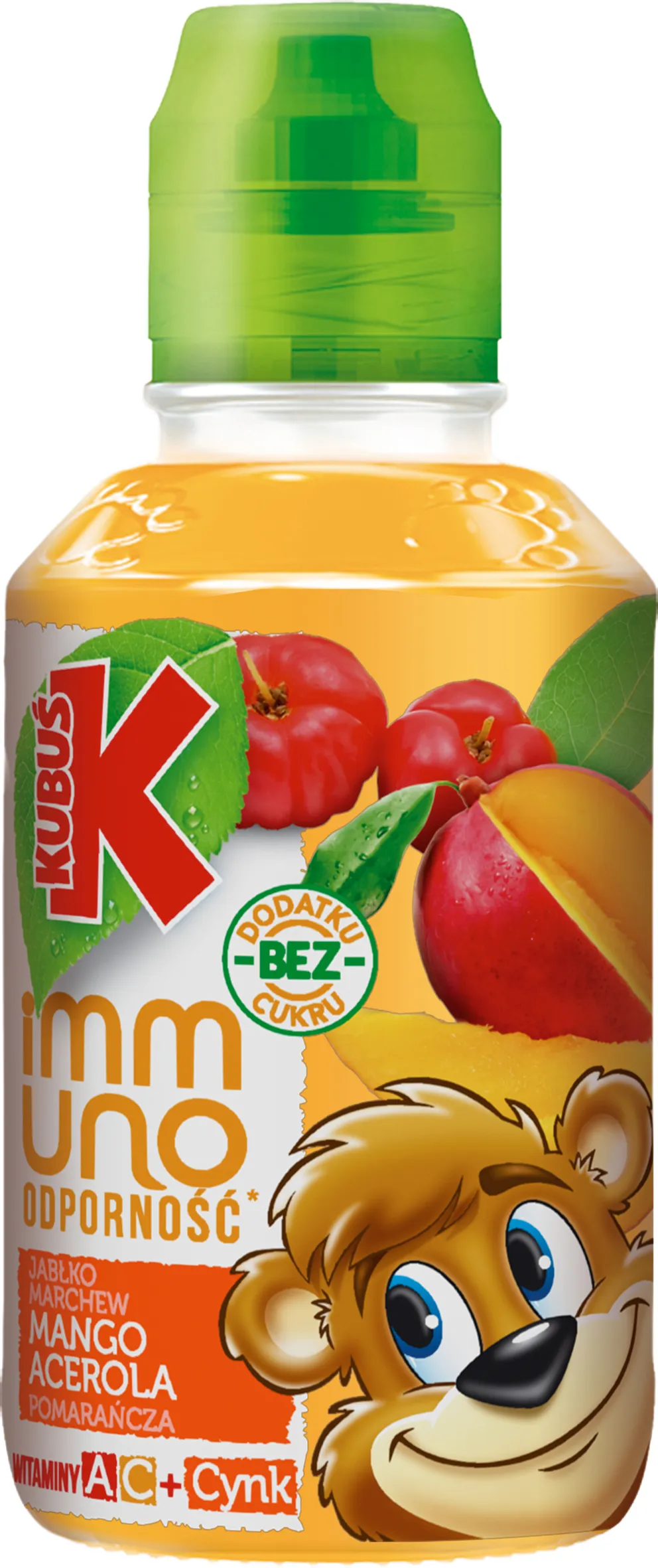 Kubuś Imunno Odporność sok dla dzieci, mango, acerola, 200 ml