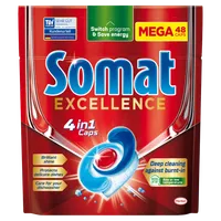 Somat Excellence 4 in 1 Kapsułki do zmywarki 4w1, 48 szt.