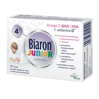 Biaron Junior, suplement diety, 30 kapsułek do żucia