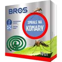 BROS Spirala owadobójcza na komary, 10 szt.