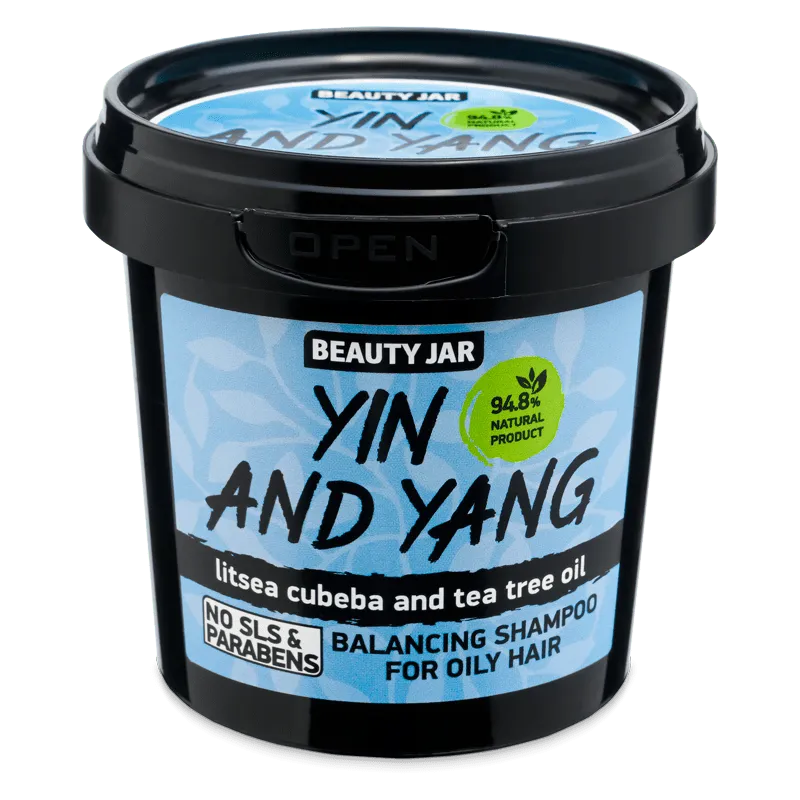 Beauty Jar Yin And Yang szampon do włosów tłustych, 150 g