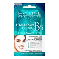 Eveline Cosmetics Hyaluron Clinic błyskawiczna maseczka wygładzająca do twarzy, 7 ml