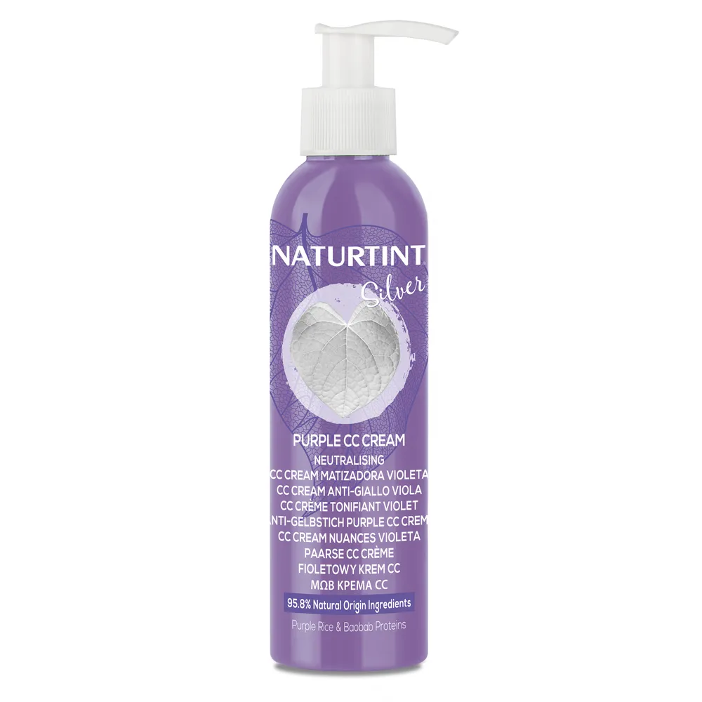 Naturtint Silver Fioletowy krem CC neutralizujący do włosów rozjaśnianych i siwych, 200 ml
