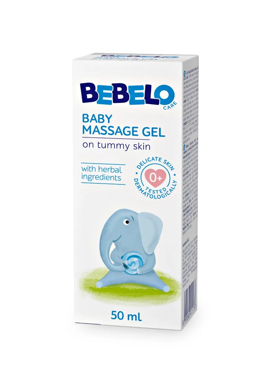 Bebelo Dr.Max Baby Massage Gel, ziołowy żel do rozluźniającego masażu, 50 ml