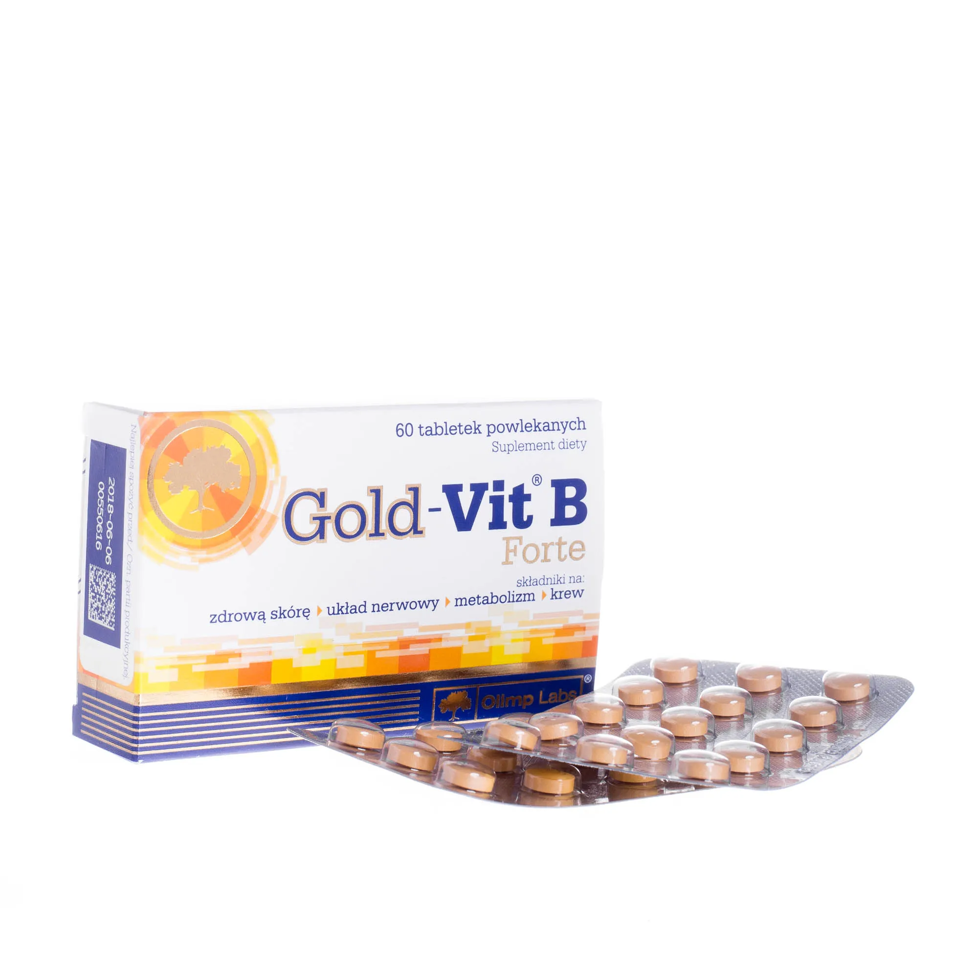 Olimp Gold-Vit B Forte, suplement diety, 60 tabletek