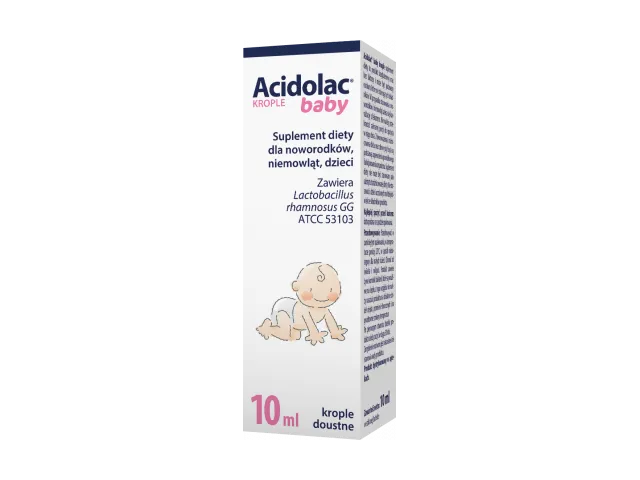 Acidolac Baby, suplement diety, krople, 10 ml