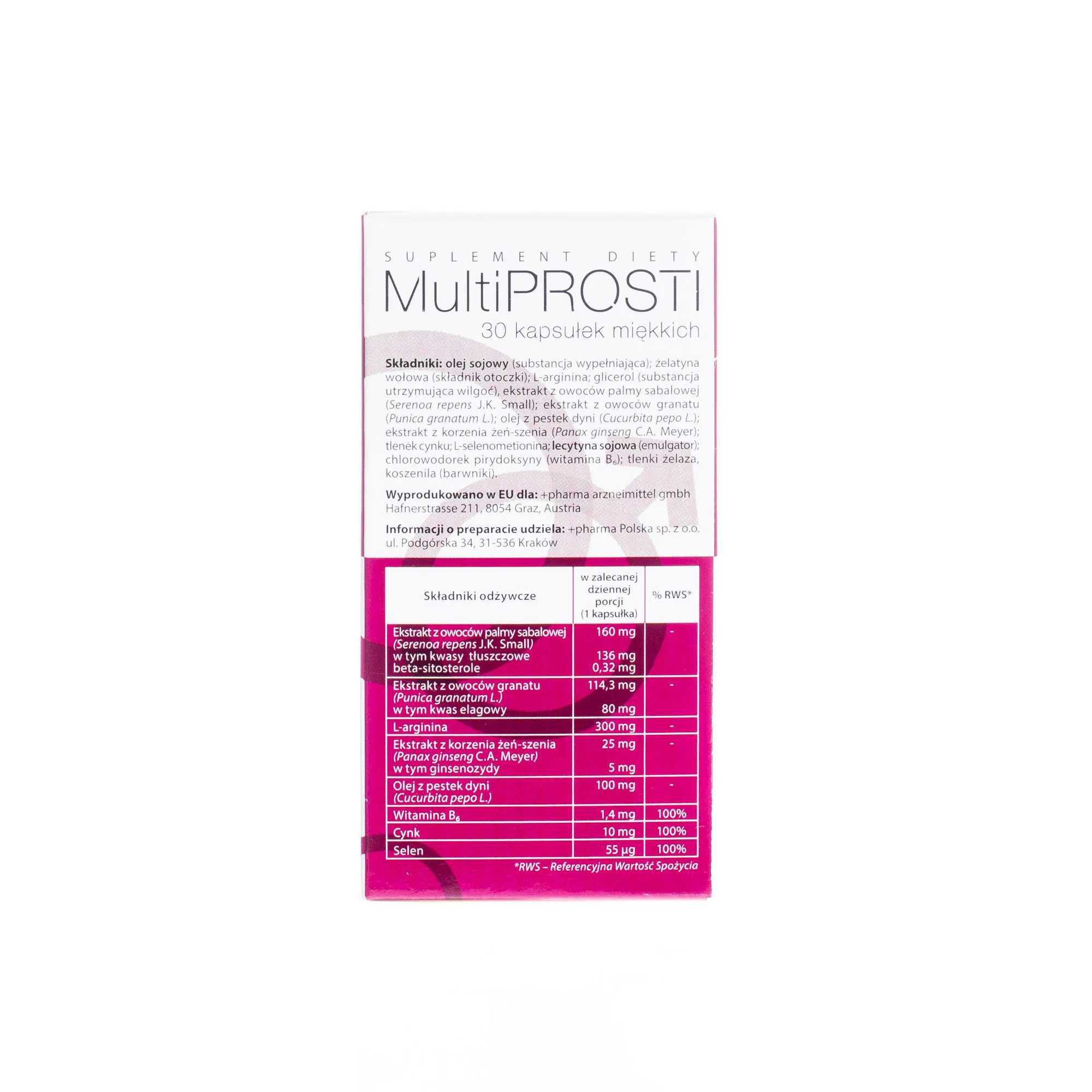 MultiPROSTI, suplement diety, 30 kapsułek 