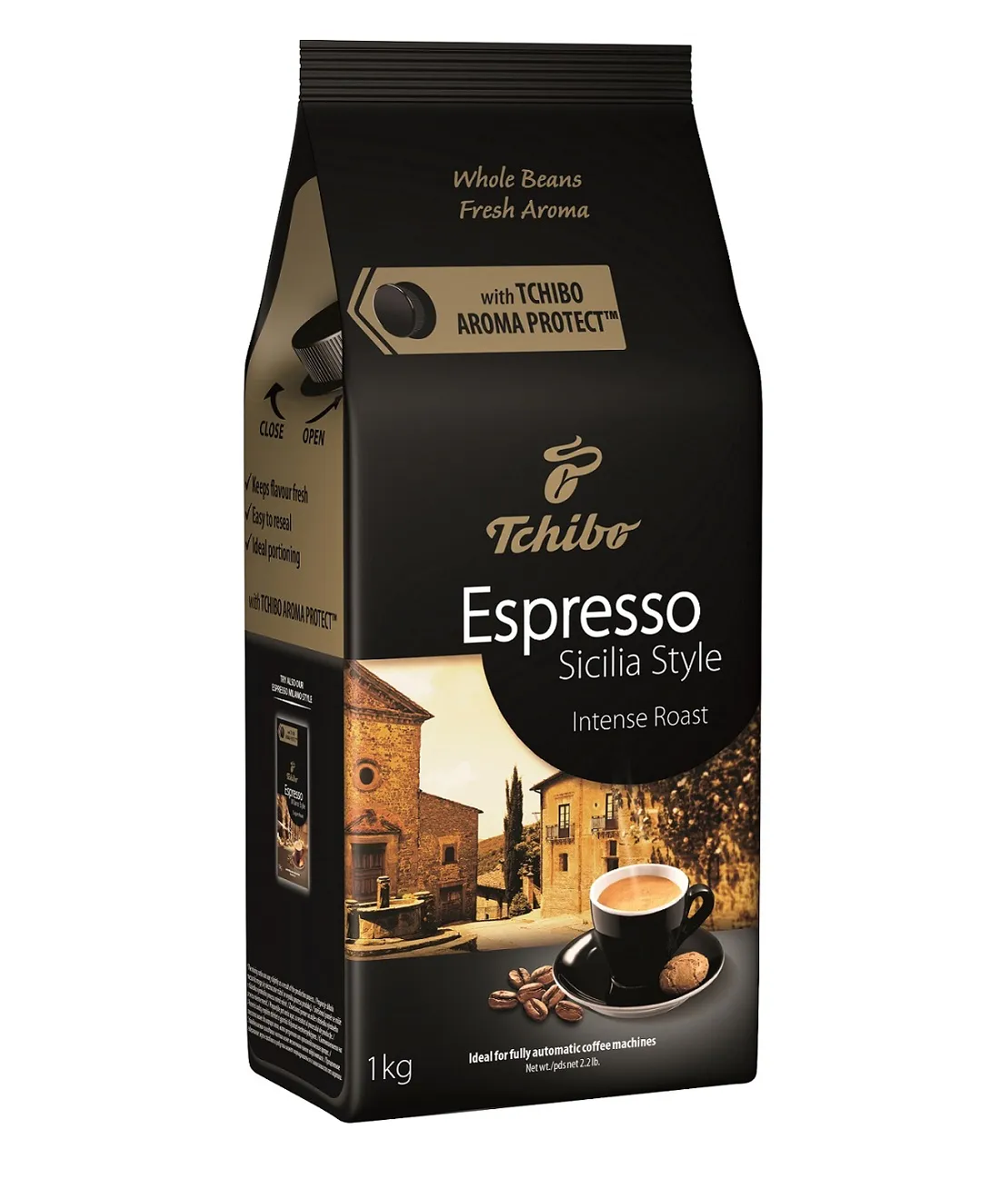 Tchibo Espresso Sicilia Style kawa ziarnista palona, 1 kg