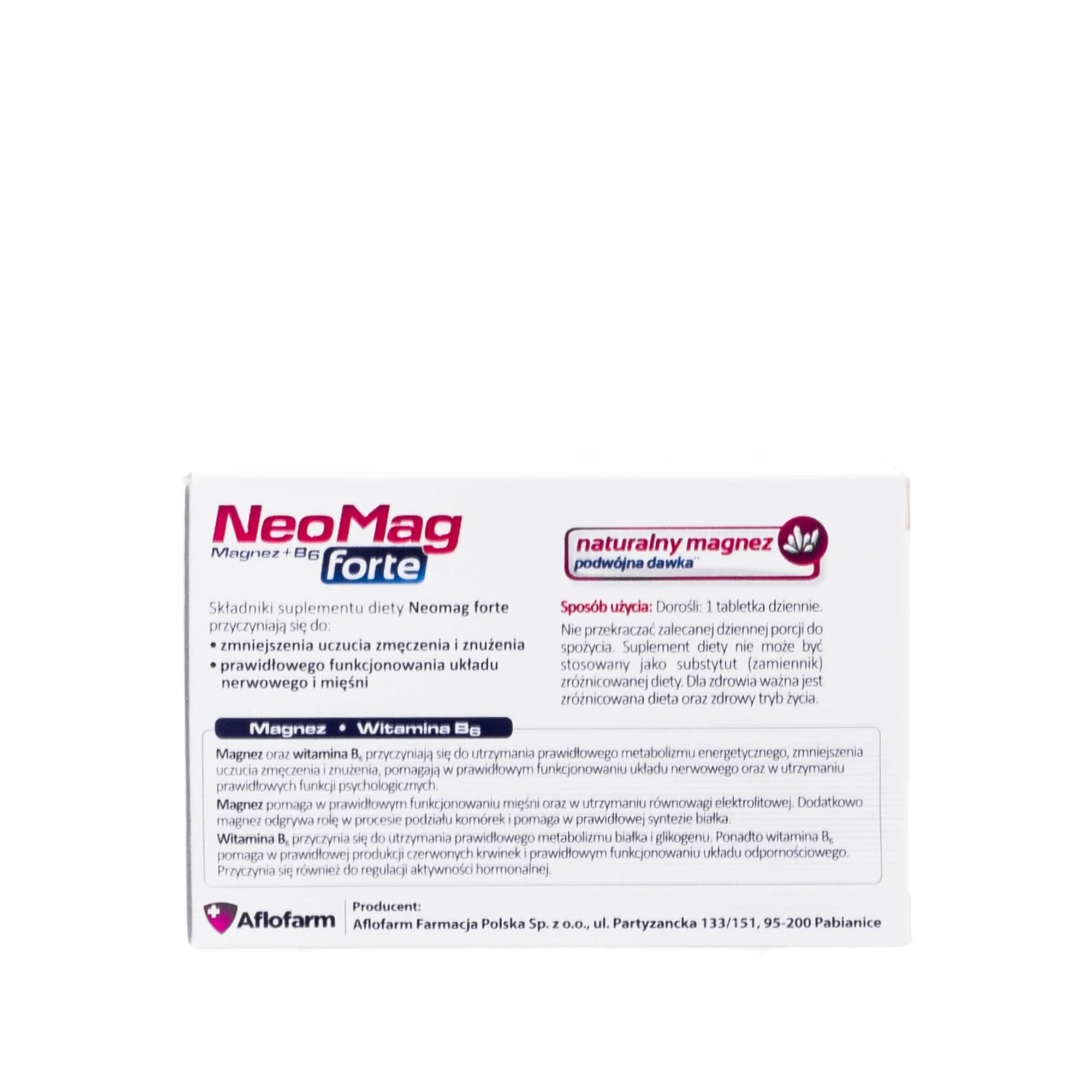 NeoMag forte, suplement diety, 50 tabletek 