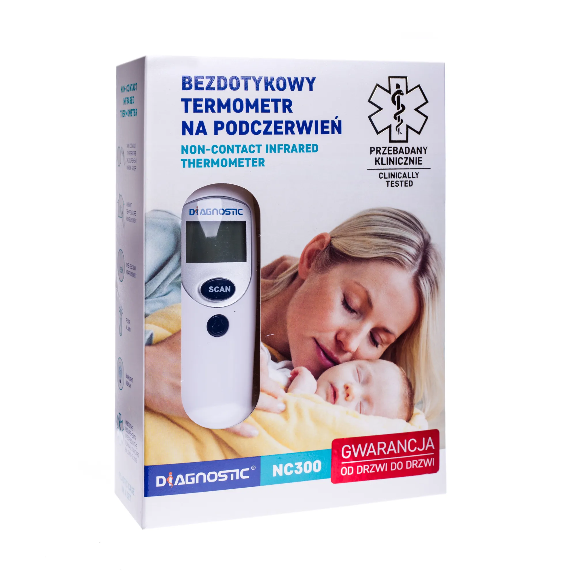 Diagnostic NC300, termometr bezdotykowy na podczerwień