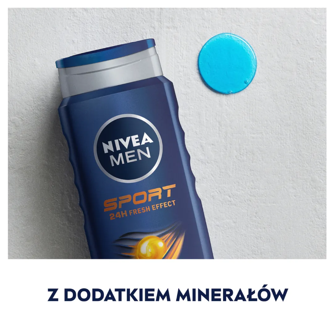 Nivea Men Sport Żel pod prysznic, 500 ml 