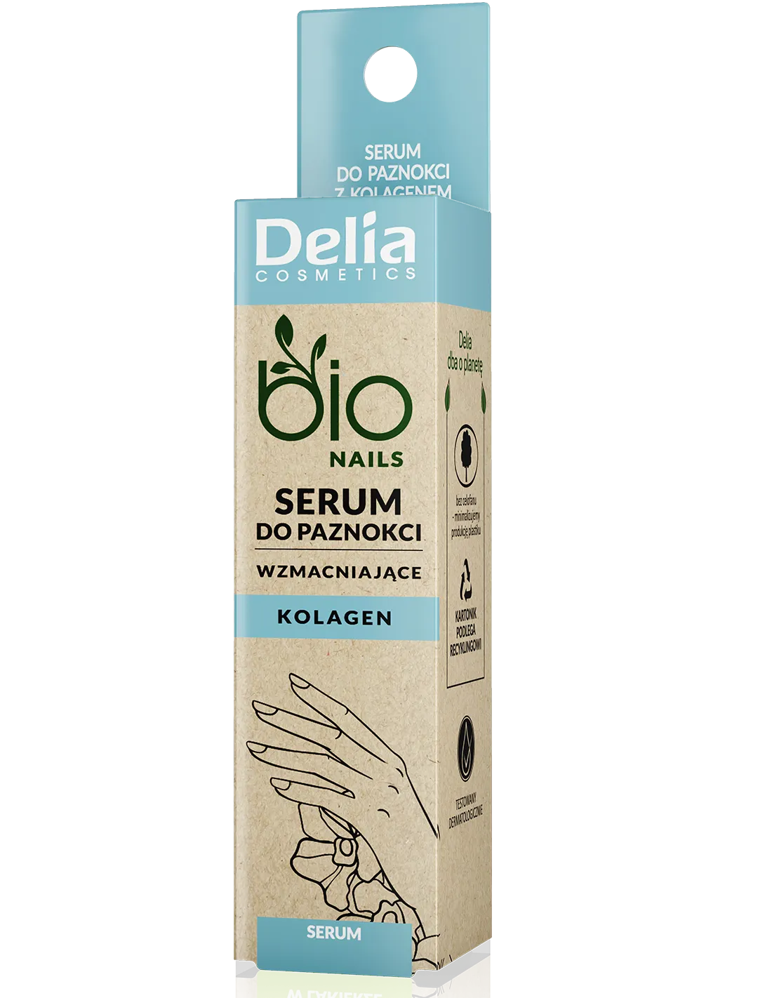 Delia Bio Nails wzmacniające serum do paznokci z kolagenem, 11 ml