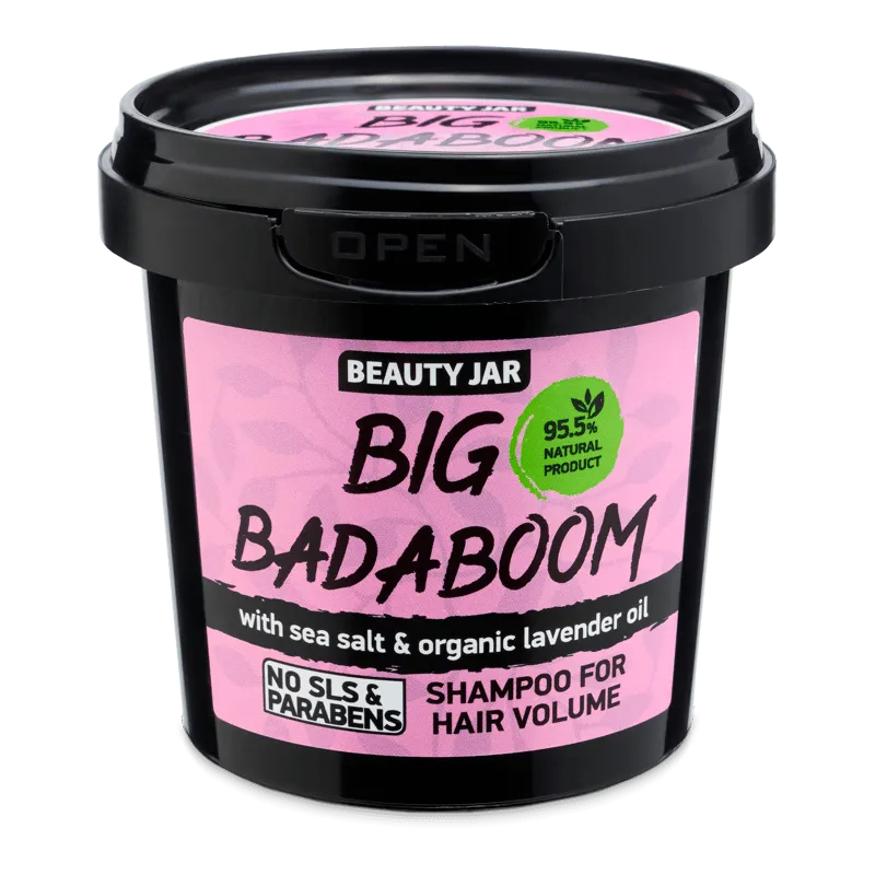 Beauty Jar Big Badaboom szampon dodający włosom objętości, 150 g
