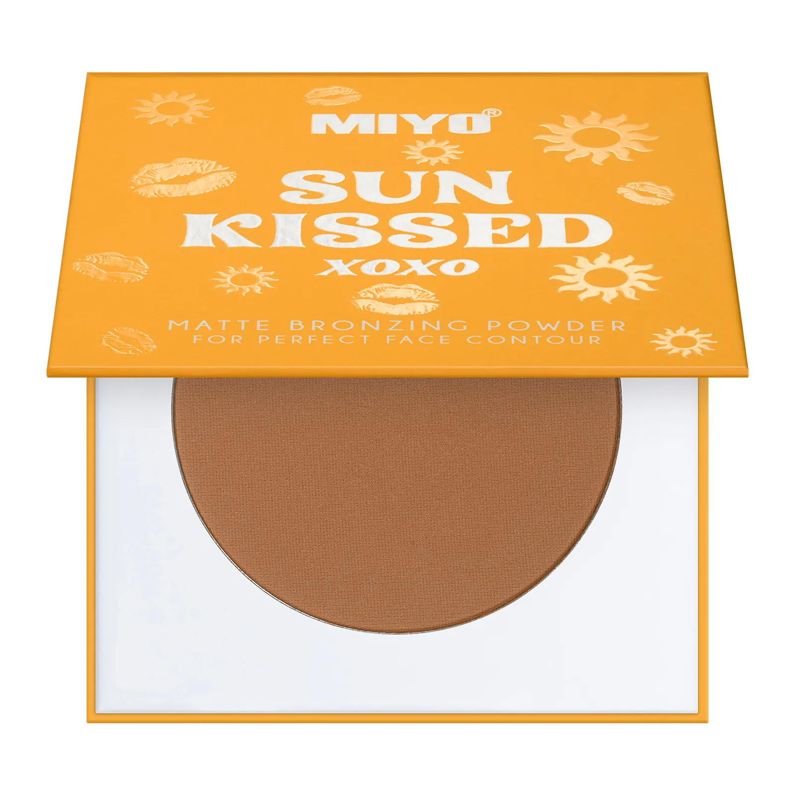 MIYO Sun Kissed Powder puder do twarzy brązujący no. 01 Warm Bronze, 10 g