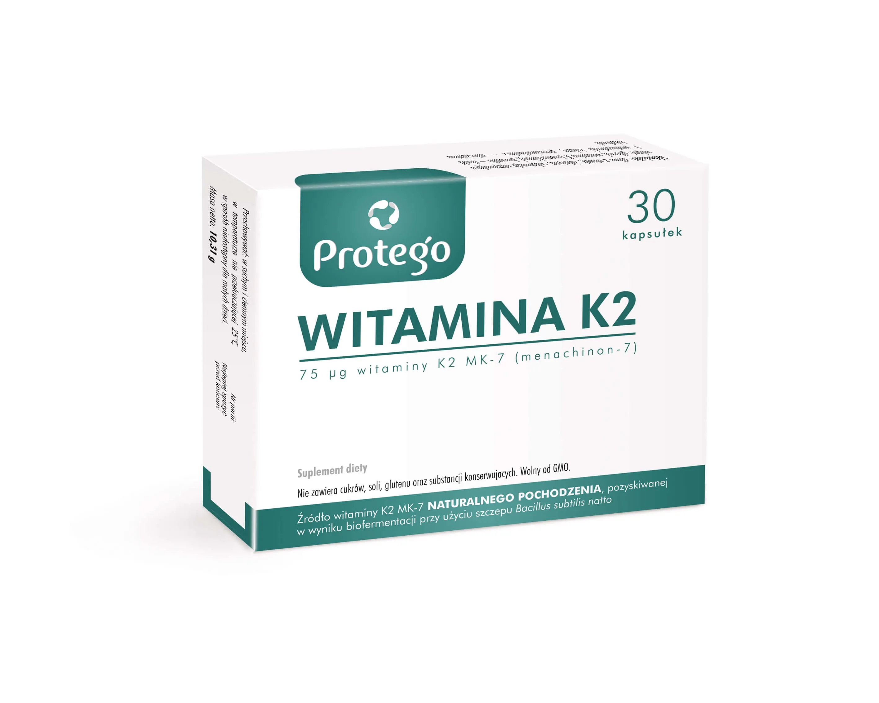 Protego Witamina K2, suplement diety, 30 kapsułek