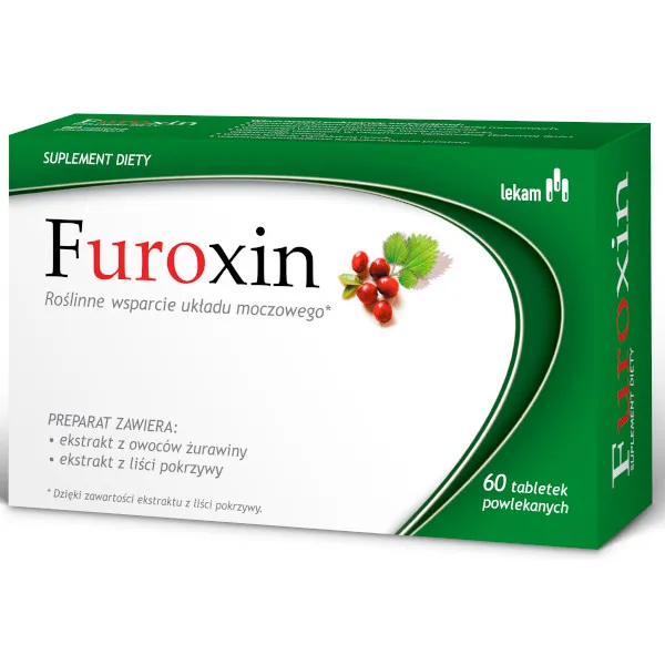 Furoxin - suplement diety wspierający układ moczowy, 60 tabletek powlekanych