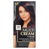 Joanna Multi Cream Color farba do włosów, soczysta oberżyna 37, 1 szt.