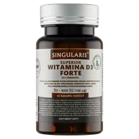 Singularis Superior Witamina D3 Forte 4000 IU, suplement diety, 60 kapsułek