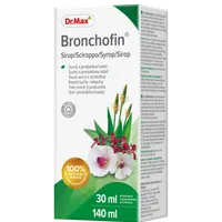 Bronchofin® Dr.Max, syrop na kaszel suchy i wilgotny, 140 ml