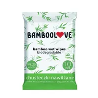 Bamboolove Pocket Wipes bambusowe chusteczki nawilżane, 10 szt.