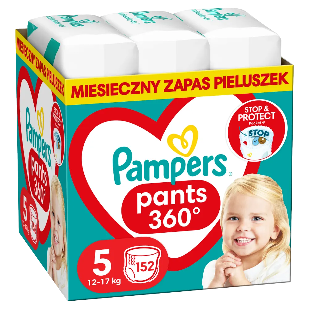 Pampers Pants 5 Pieluchomajtki, 152 sztuki 