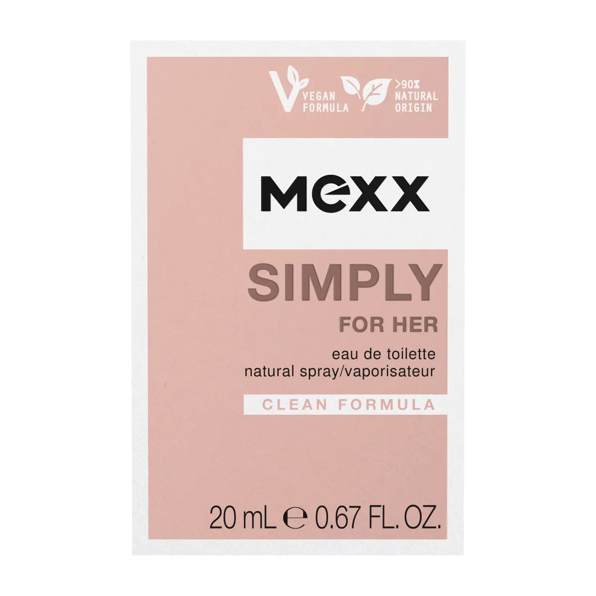 Mexx Simply For Her Woda toaletowa dla kobiet, 20 ml 