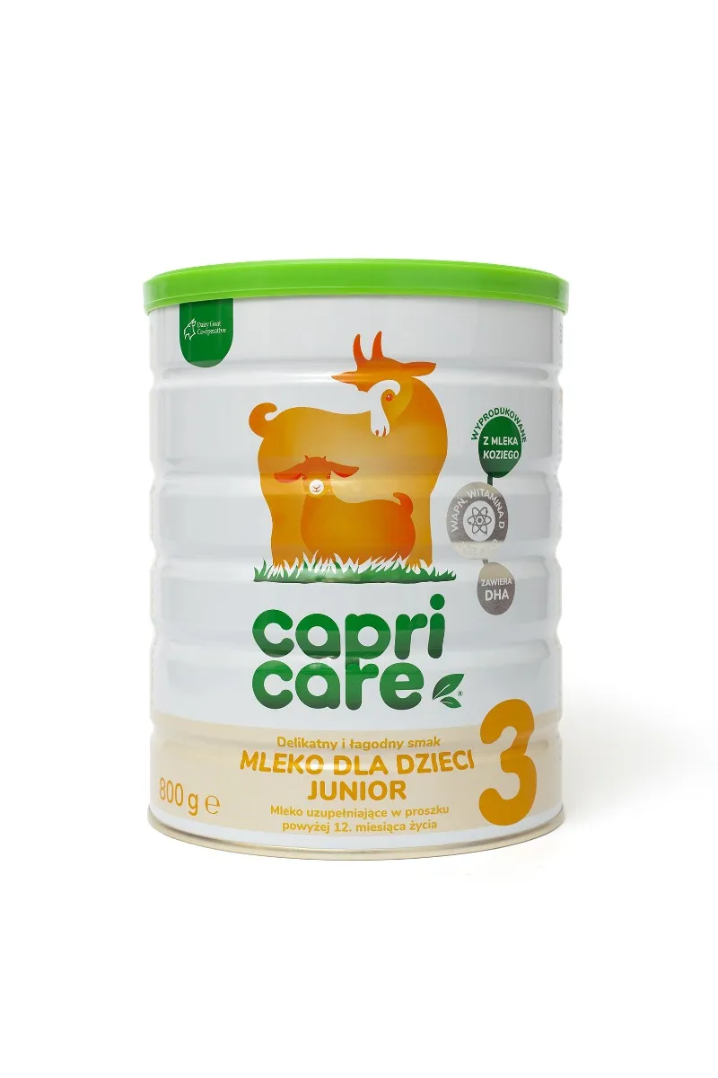 Capricare 3 Junior, mleko powyżej 12. miesiąca życia oparte na mleku kozim, 800 g