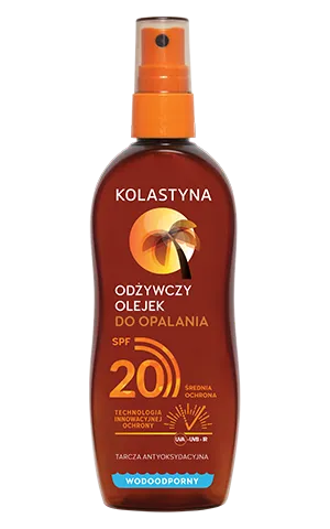 Kolastyna odżywczy olejek do opalania SPF 20, 150 ml
