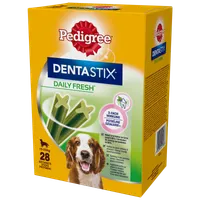 Pedigree DentaStix Daily Fresh Przysmak o smaku kurczaka dla dorosłych psów ras średnich, 4x180g