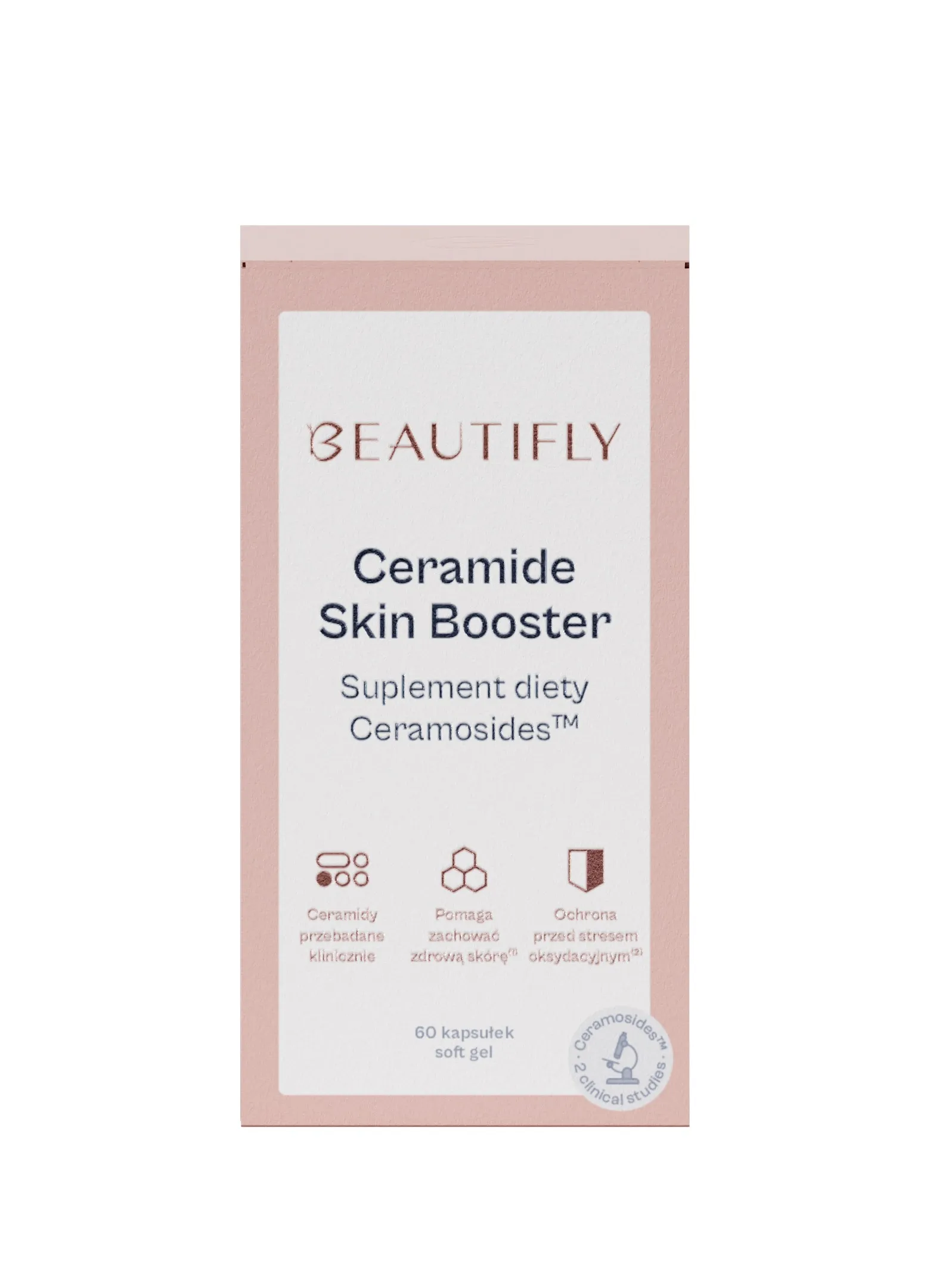 Beautifly Ceramide Skin Booster, 60 kapsułek 