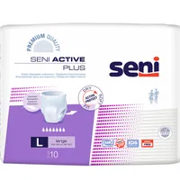 Seni Active Plus, elastyczne majtki chłonne, large 100-135 cm, 10 sztuk