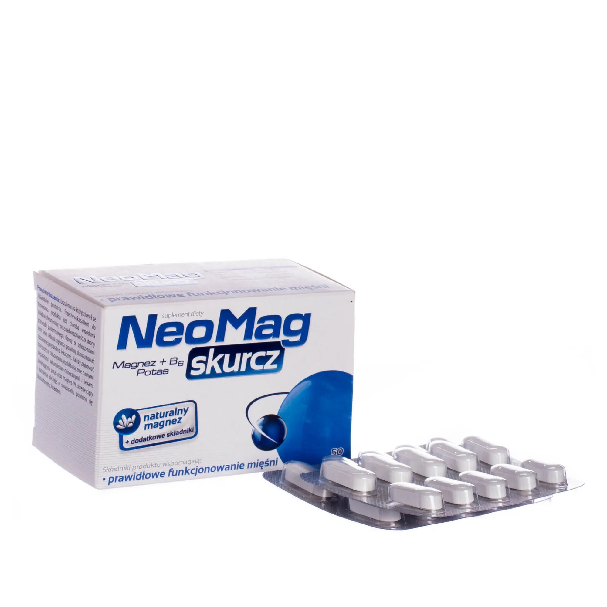 Neomag Skurcz suplement diety, 50 tabletek