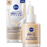 Nivea Cellular Hyaluron 3w1 serum-podkład do twarzy naturalny, 30 ml