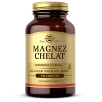 Solgar Magnez Chelat, suplement diety, 100 kapsułek