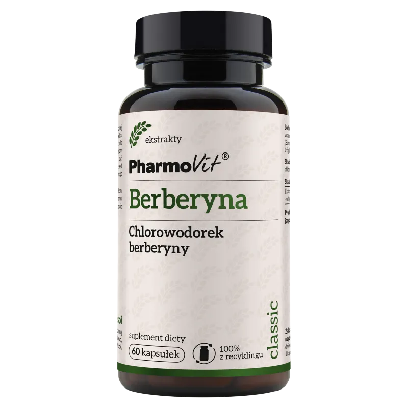 Berberyna Pharmovit, suplement diety, 60 kapsułek
