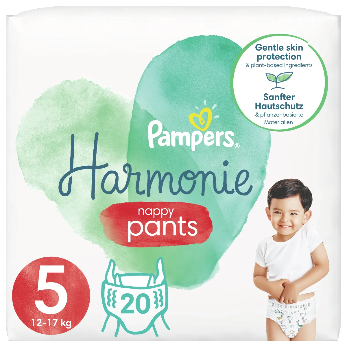 Pampers Harmonie Pants pieluchomajtki rozmiar 5 12-17 kg, 20 szt. 