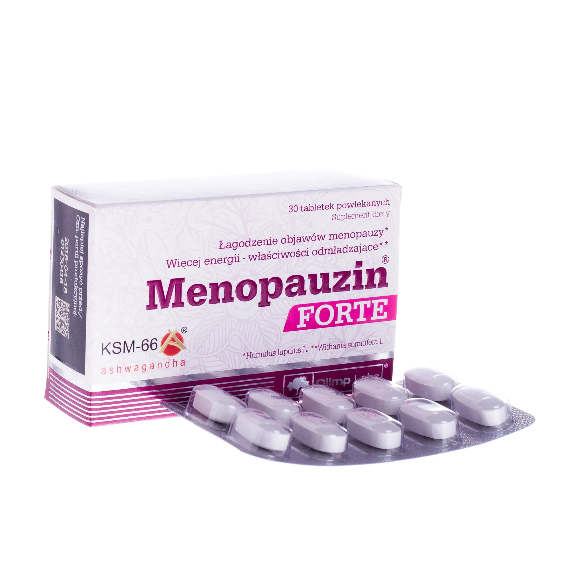 Olimp Menopauzin Forte, suplement diety, 30 tabletek powlekanych