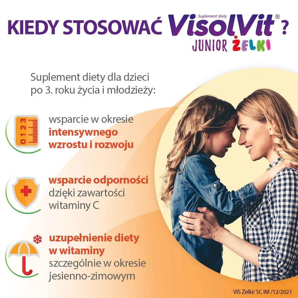 VisolVit Junior, suplement diety, 50 żelków 