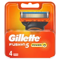 Gillette Fusion Red Wkład do maszynki manualnej do golenia dla mężczyzn, 4 szt.