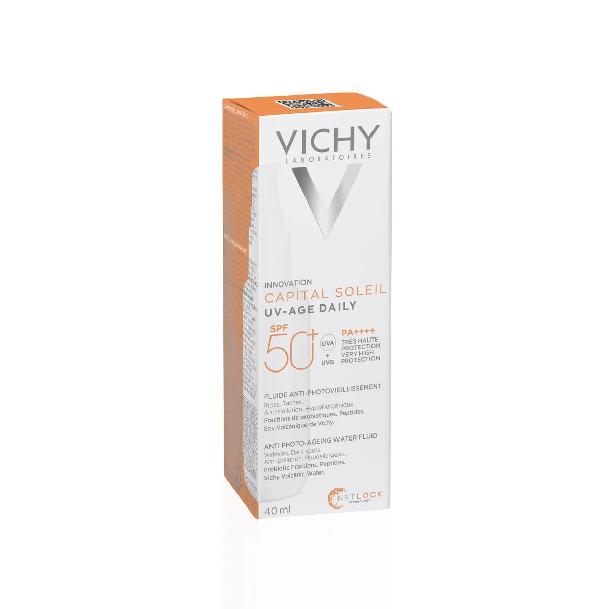 Vichy Capital Soleil, Fluid UV Age SPF 50, 40 ml 