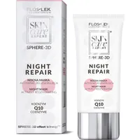 Flos-Lek Skin Care Expert Sphere 3D, Night Repair, nocna maska aktywnie regenerująca z koenzymem Q10, 50 ml